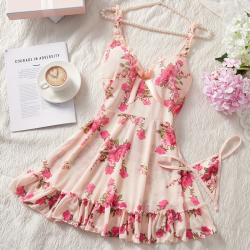 Sexy Lingerie Sets for Women Classy, Elegant Lingerie, Pink Floral Lingerie.